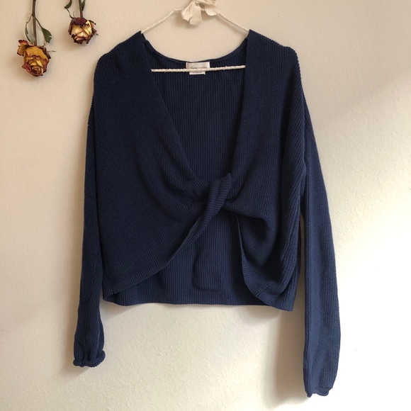 Lovers + Friends Spring Sweater in Navy - Picture 3 of 8